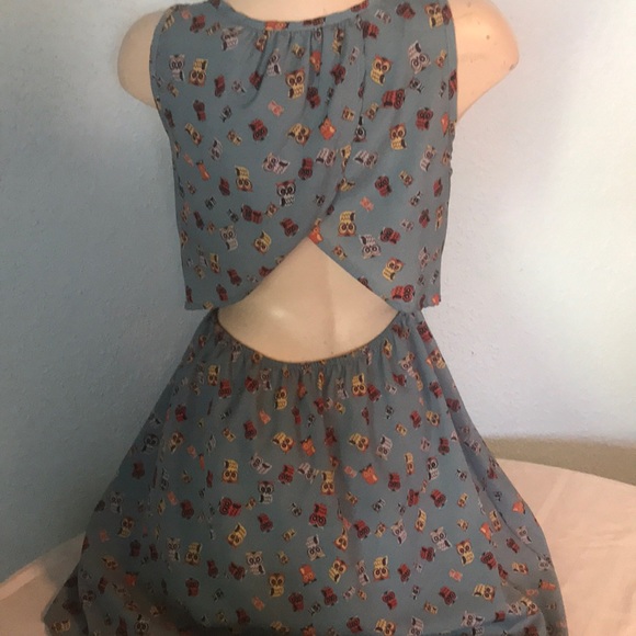 Knee Length Owl Dress - Picture 2 of 3